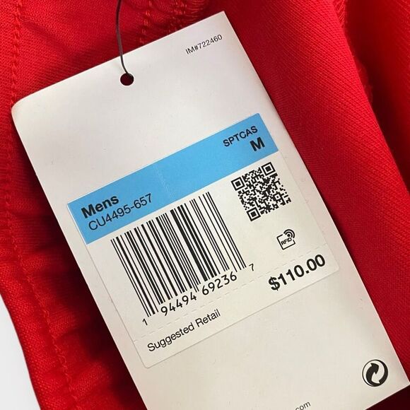 Nike Sportswear Tech Fleece University Red Jogger Pants Mens size M CU4495-657 - Picture 9 of 9